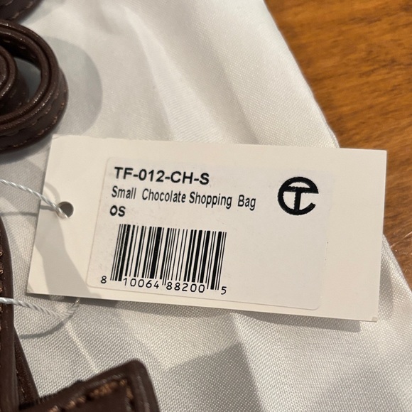 Telfar Brown Mini Shopping Bag new with tags - Picture 2 of 7
